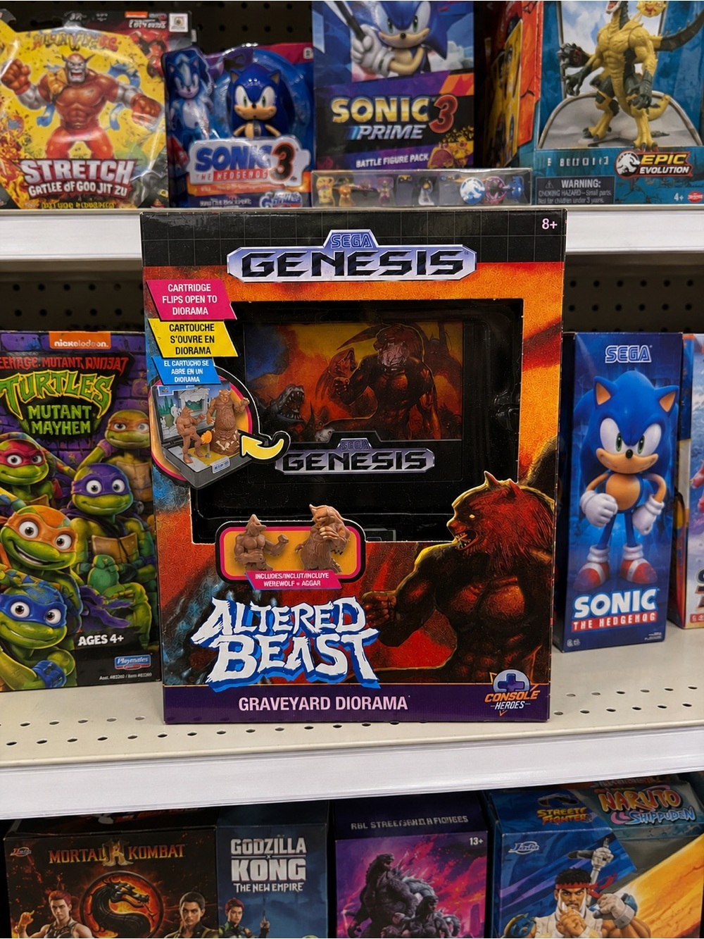 SEGA Genesis Altered Beast Graveyard Diorama Console Heroes NIB